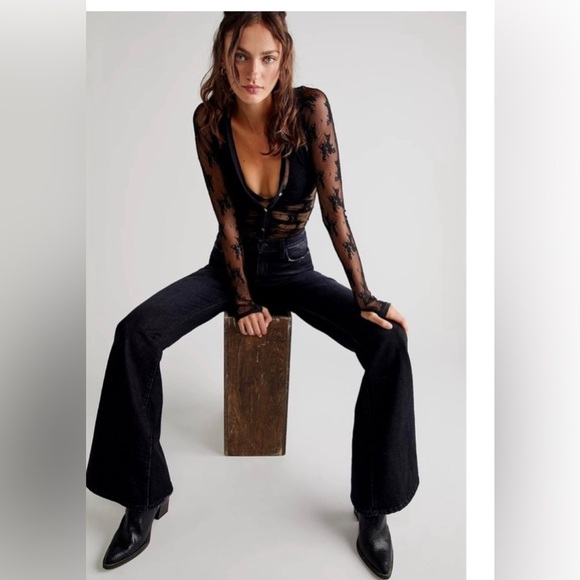Free People Denim - NWT Free People X Sandrine Rose Flare Jeans